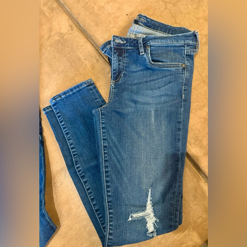 KUT From The Kloth Women's Blue toothpick Skinny Jeans Ankle - Size 8